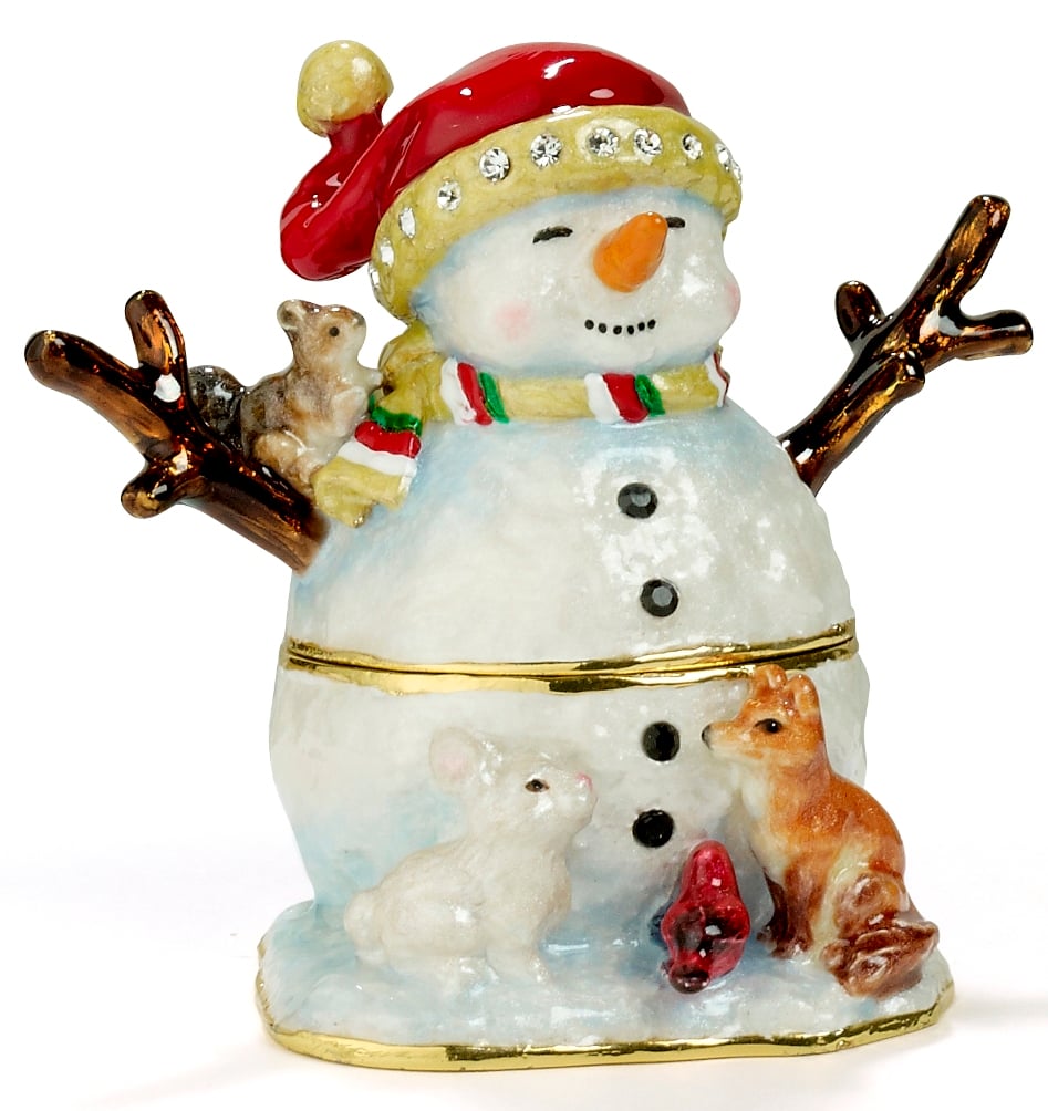 Woodland Snowman Box