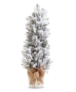 Tree Flocked Potted