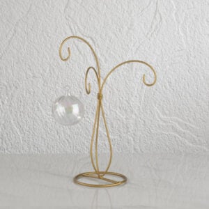Gold 3 Arm Ornament Stand
