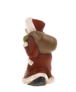Small Santa with Lantern Red