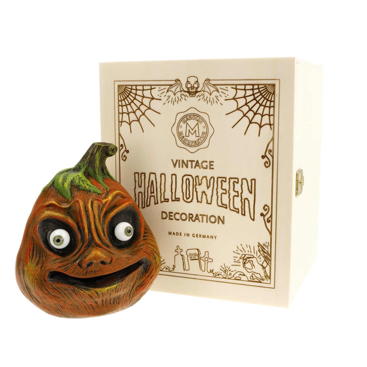 Marolin Pumpkin with Glass Eyes