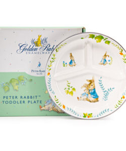 Spring Leaves Toddler Plate