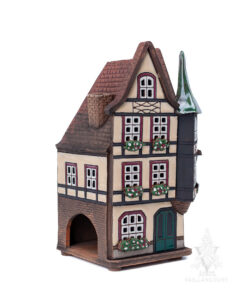 Tudor Style Shop with Green Roof