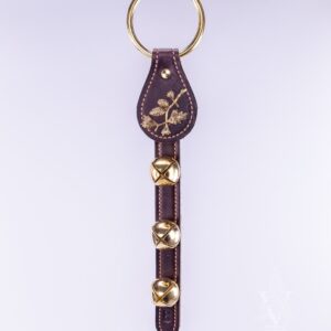 Pine Cone Charm Bells Brown