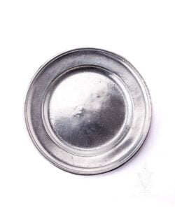 Early American Polished Pewter Salad Plate