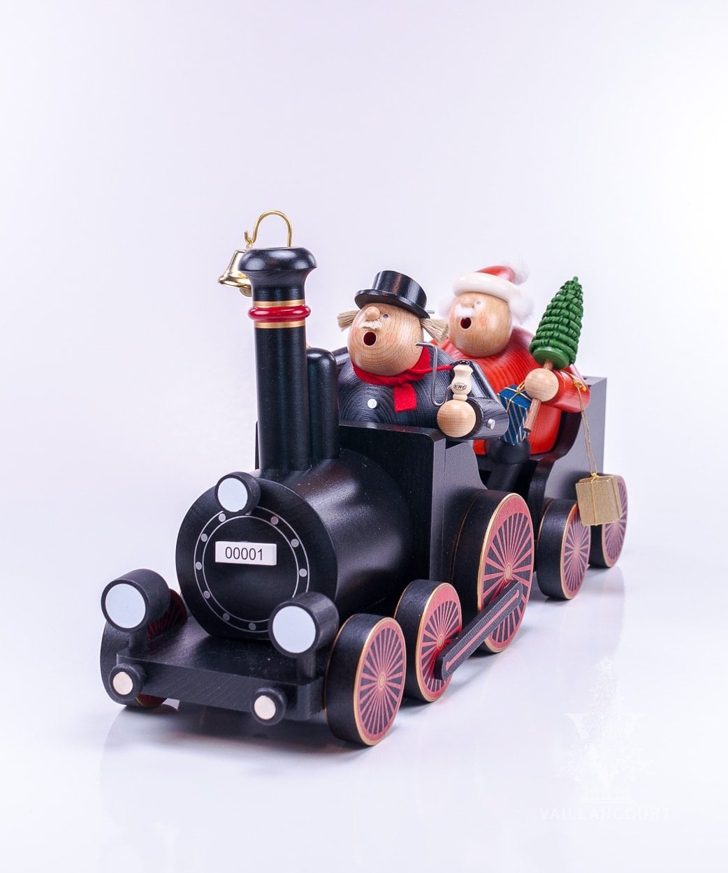 Train Driver with Engine & Santa