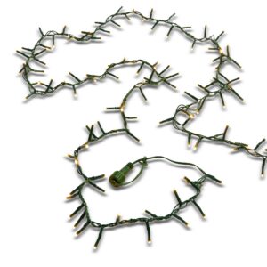 Connectable Green Snake Garland 500 White Lights