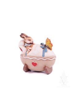MAROLIN Cradle with Bunny (Blue)