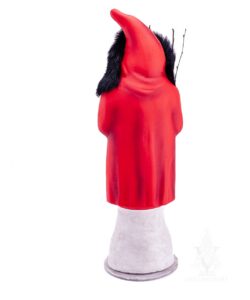 Ino Schaller Tall Red Krampus with Fur