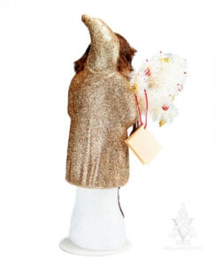 Santa Gold Coat with Feather Tree