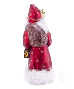 Red Santa with Gold Stars & Fur