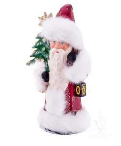 Red Santa with Gold Stars & Fur