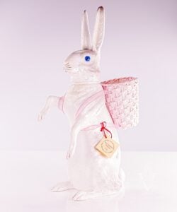 Extra Large White Bunny With Basket