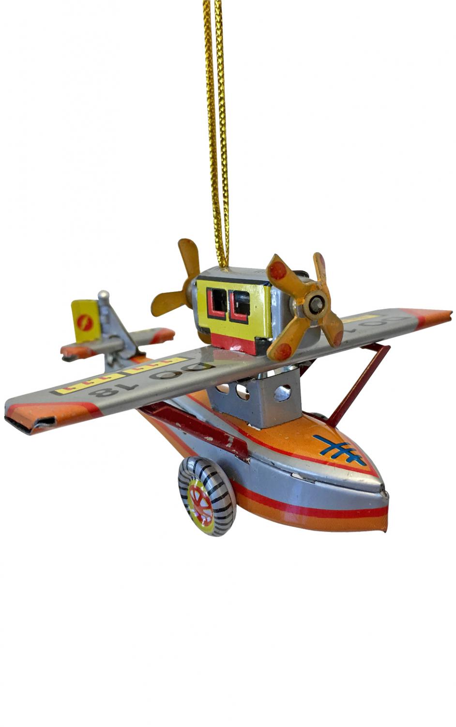 Collectible Tin Ornament Sea Plane?