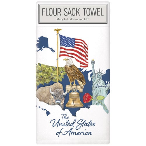 USA Symbols Large Packaged Towel