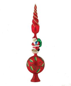 Tree Topper With Santa