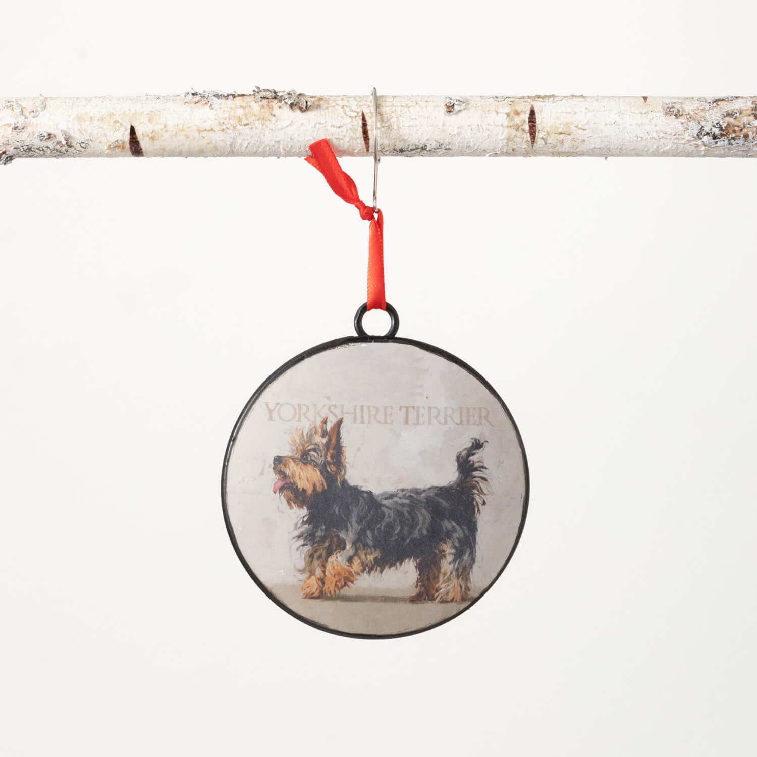 Yorkie Print Ornament