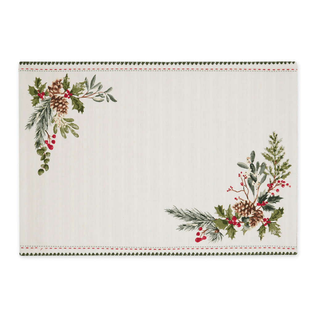 Boughs Of Holly Placemat