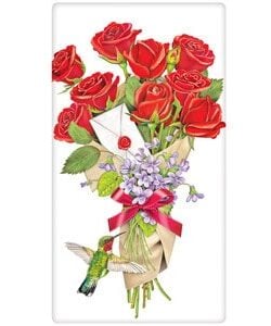 Rose Bouquet Towel