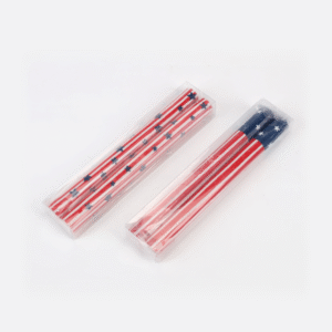 Star Spangled Taper Candles (Set of 2)