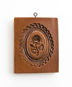 Oval Rose Cookie Mould Reproduction