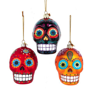 Sugar Skull Ornament (Assorted)