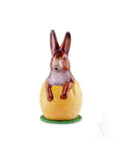 Glitter Bunny On Yellow Egg