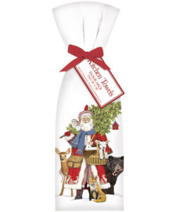 Woodland Santa Towel