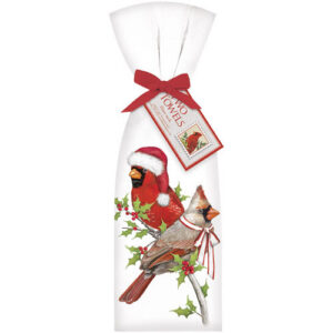 Cardinals On Holly Towel