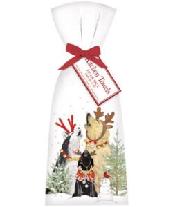 Howling Dogs Bagged Towel