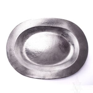 Deep Oval Tray Pewter
