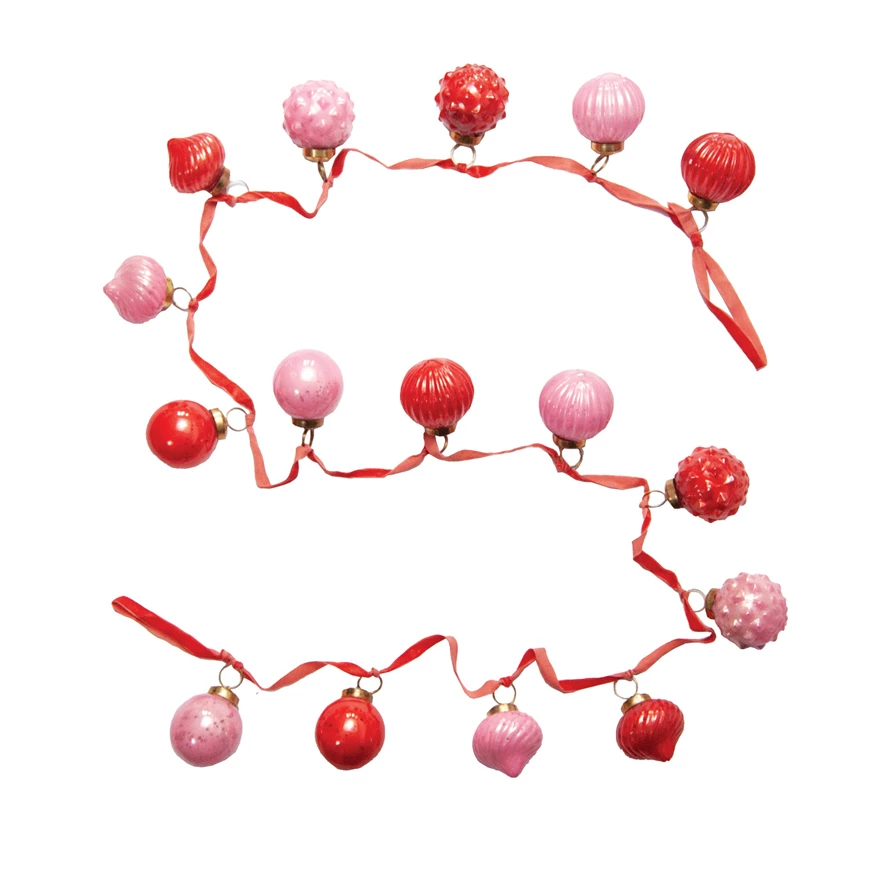 Glass Ornament Garland
