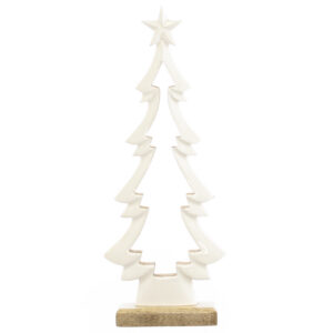 White Enamel Tree Med