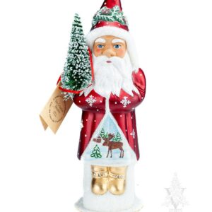 Santa Red with Moose Decor