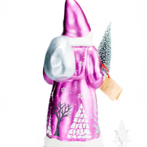 Santa Mauve with Tree/Crystals