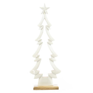 Large White Enamel Tree