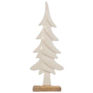 Large Mango Wood Tree White