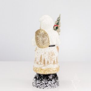 Santa White & Gold, Beaded Bag