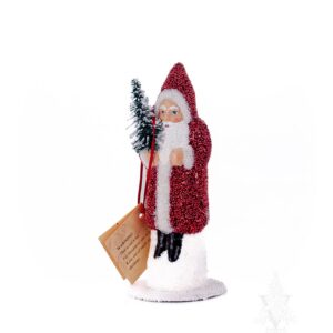Santa with Red Coat,White Beads
