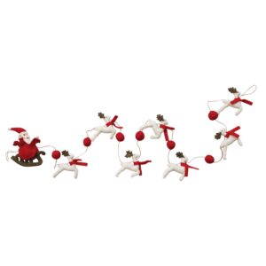 Felt Santa & Reindeer Garland