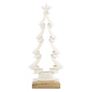 Small White Enamel Tree