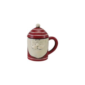 Santa Mug with Hat Lid (Assorted)