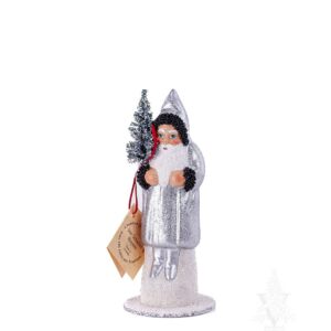 Santa Silver with Black Edge
