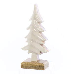 Small Enamel White Tree