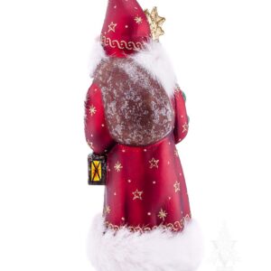 Red Santa with Gold Stars & Fur