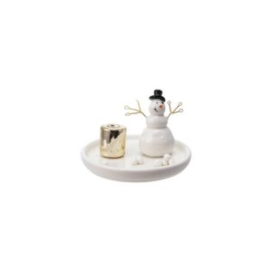 Snowman Taper Holder