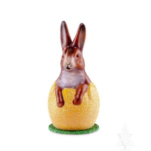 Glitter Bunny On Yellow Egg