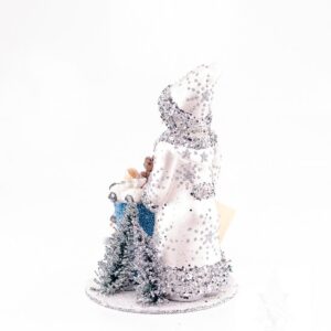Santa White with Blue Bag