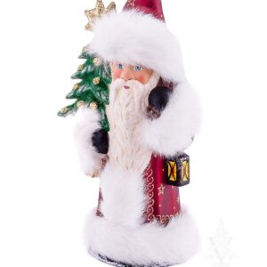 Red Santa with Gold Stars & Fur