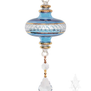 Small Green Sphere with Crystal